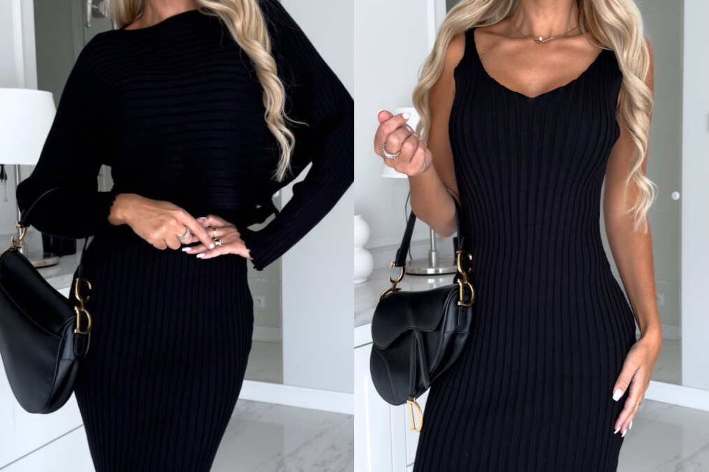 Neriah Cozy Set | De Ultieme Mouwloze Jurk Met Bijpassende Trui