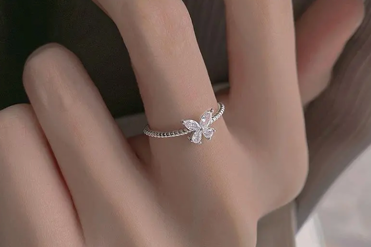 Dainty - Vlinder Ring