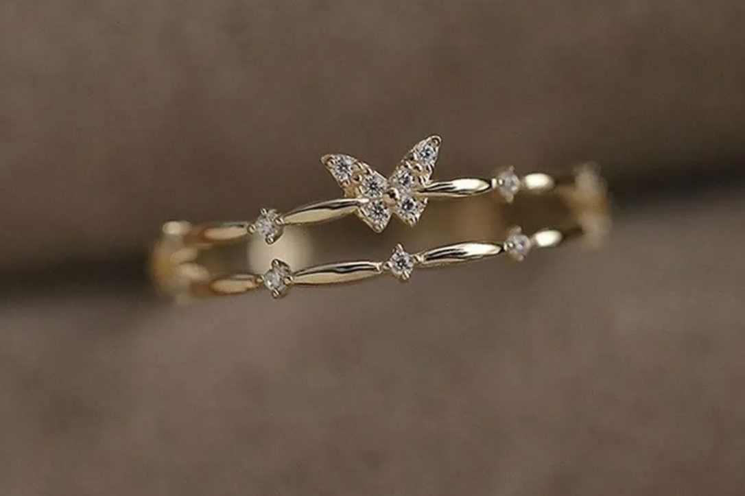 Dainty - Vlinder Ring